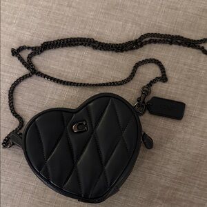 Coach Black Heart Crossbody Bag